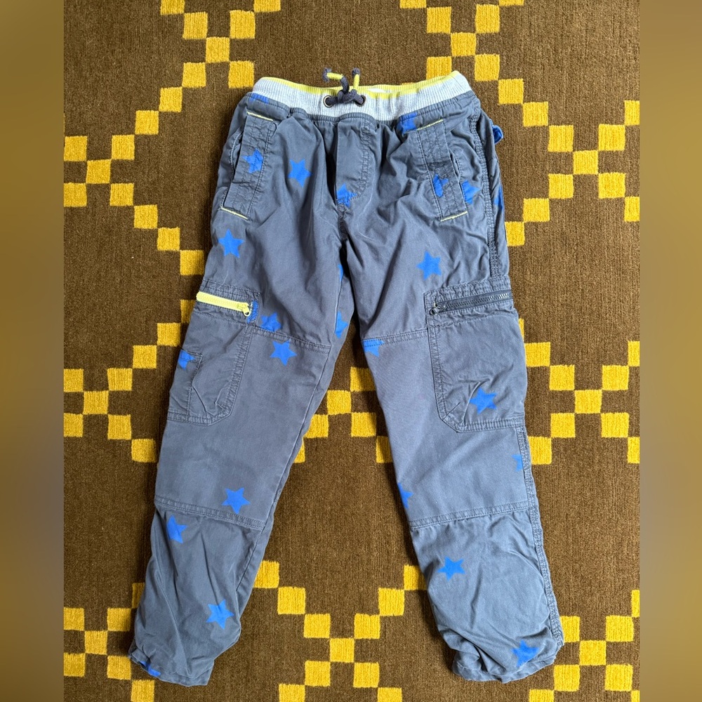 Mini Biden Blue Star lined Kids Cargo Pants